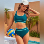 Shekini retro stiilis naiste ujumistrikoo sportlikus stiilis, kahes osas M suurus