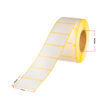 Zebra 3006JK2 termoetiketid 25 &times; 37 mm, valge &ndash; analoog