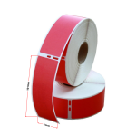 Dymo 99014 (S0722430) termoetiketid 54 &times; 101 mm, punane &ndash; analoog