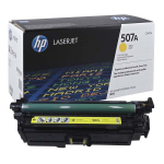 HP 507A (CE402A) kollane originaaltooner 6000lk