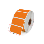 Zebra 800262-125 termoetiketid 32 &times; 57 mm, oranž &ndash; analoog