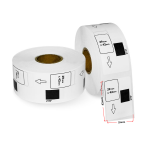 Brother DK-11215 termoetiketid 29 &times; 42 mm, valge &ndash; analoog