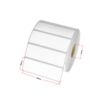 Termoetiketid 35 &times; 80 mm, valge &ndash; analoog