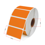 Termoetiketid 35 &times; 52 mm, oranž &ndash; analoog