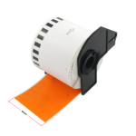 Brother DK-22205 termoetiketid 62 mm (pidev rull), oranž &ndash; analoog