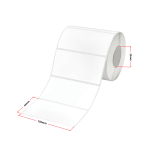 Termoetiketid 64 &times; 102 mm, valge &ndash; analoog