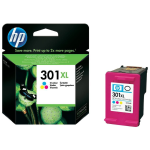 HP 301XL (CH564EE) kolmev&auml;rviline suuremahuline originaaltint 480lk