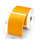 Zebra 800264-605 termoetiketid 102 &times; 152 mm, oranž &ndash; analoog