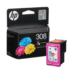HP 308 (7FP20UE) kolmev&auml;rviline originaaltint 120lk