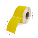 Zebra 800264-605 termoetiketid 102 &times; 152 mm, kollane &ndash; analoog