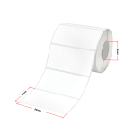 Termoetiketid 50 &times; 90 mm (1000 tk), valge &ndash; analoog