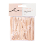LoveWax &uuml;hekordsed puidust spaatlid depilatsiooniks, 100 tk