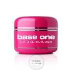 Silcare Base One Thick Clear ehitusgeel k&uuml;&uuml;ntele, 50 g