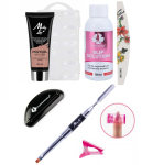 Polygel k&uuml;&uuml;nte pikendamise komplekt Light Brown