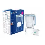 Brita Glass Jug klaasist veefiltrikann 2.5L Helesinine + Maxtra Pro filter