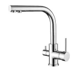 Kolm-&uuml;hes segisti Helika Akvaduo 2663L-001 Chrome