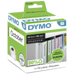 Kleebisetiketid DYMO LW 59 x 190 mm, valge