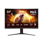 Monitor AOC C32G4Z 31.5" kumer, must/punane