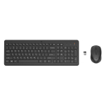 Juhtmevaba klaviatuuri ja hiire komplekt HP 330, must