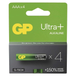 Patarei GP ULTRA+ AAA 4-pakk
