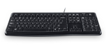 Klaviatuur LOGITECH K120 FOR BUSINESS t&auml;issuuruses, must