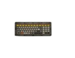 Meditsiiniline klaviatuur KYBD-QW-VC80-S-1 t&auml;issuuruses, must/kollane