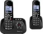 Lauatelefon BIGTEL 1582 DUO DECT-s&uuml;steemiga, must