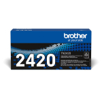 Toonerikassett BROTHER TN-2420, must