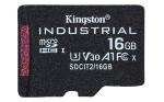 M&auml;lukaart KINGSTON INDUSTRIAL 16 GB MicroSDHC, must