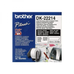 Kleebisetikett BROTHER DK22214 12mm x 30.48m, valge