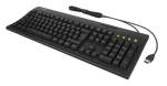 Klaviatuur KSK-8041U-CR t&auml;issuuruses, must