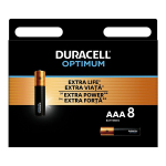 Patarei DURACELL OPTIMUM BOOST AAA 8-pakk