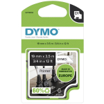 Markeerimisteip DYMO D1 DURABLE 12 mm, must valgel taustal