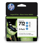 Tindikassett HP 712 ts&uuml;aan, 3-pakk