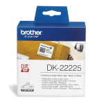 Paberrull DK22225 38mm x 30.48m, valge