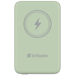 Akupank VERBATIM 10000mAh juhtmevaba laadimisega, roheline