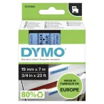 Kleepkirjalint DYMO D1 19mm, must/sinine
