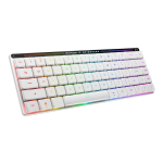M&auml;nguklaviatuur ASUS ROG FALCHION RX 65%, valge