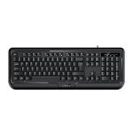 Klaviatuur GENIUS KB-118 II juhtmega (PS/2), must
