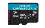 M&auml;lukaart KINGSTON CANVAS GO! PLUS 1 TB MicroSD, must/t&uuml;rkiis