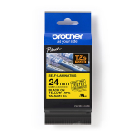 Kleepkirjalint BROTHER TZE-SL651 24mm, must/kollane