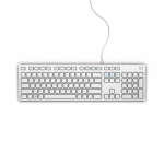 Klaviatuur DELL KB216 t&auml;issuuruses, valge