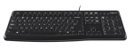 Klaviatuur LOGITECH K120 FOR BUSINESS t&auml;issuuruses, must