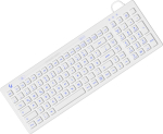T&ouml;&ouml;stuslik klaviatuur KSK-6031INEL t&auml;issuuruses, valge