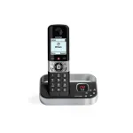 Juhtmevaba lauatelefon ALCATEL F890 Voice, must/h&otilde;bedane