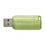 M&auml;lupulk VERBATIM STORE'N'GO PINSTRIPE 64GB, roheline
