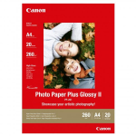 Fotopaber CANON PP-201 A4 l&auml;ikiv, valge