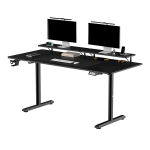 Elektriliselt reguleeritav laud HIGHLANDER XXL 160x70 cm, must