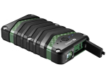 Akupank SANDBERG 20000 mAh, must/roheline