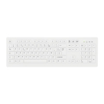 Klaviatuur ACTIVE KEY AK-C8100F t&auml;issuuruses juhtmevaba meditsiiniline, valge